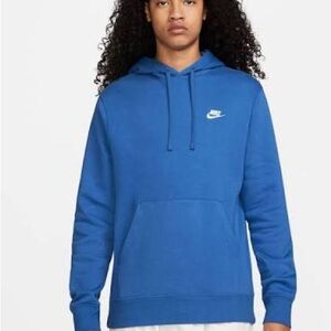 Nike Men's Classic Blue Pullover Hoodie